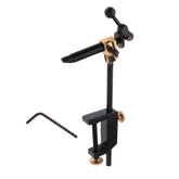 Kylebooker ftv03 aço inoxidável rotativo c-braçadeira mosca amarrando torno mosca gancho ferramenta para moscas artificiais fazendo ferramentas de pesca